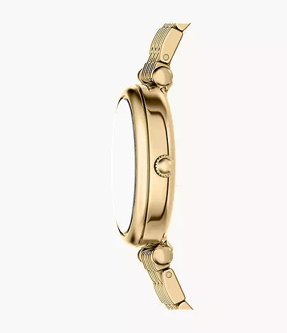 Carlie 28mm Three-Hand Gold-Tone Stainless Steel Watch