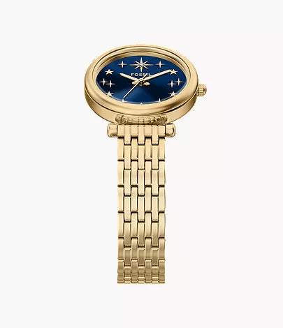 Carlie 28mm Three-Hand Gold-Tone Stainless Steel Watch