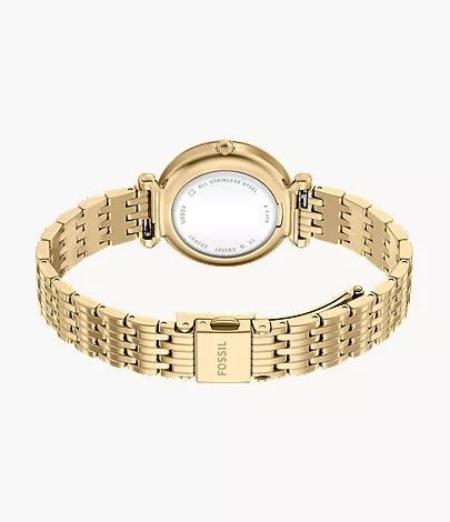 Carlie 28mm Three-Hand Gold-Tone Stainless Steel Watch