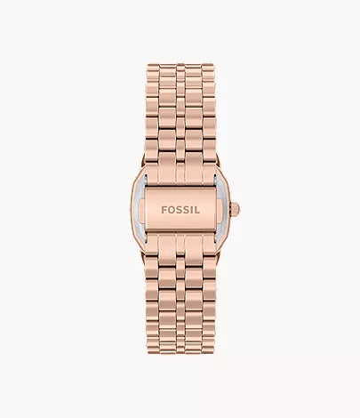 Harlow 27mm Three-Hand Rose Gold-Tone Stainless Steel Watch