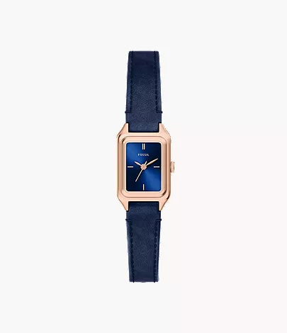 Raquel 18mm Three-Hand Red Leather Watch E5