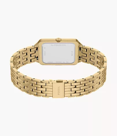 Raquel 23mm Three-Hand Date Gold-Tone Stainless Steel Watch