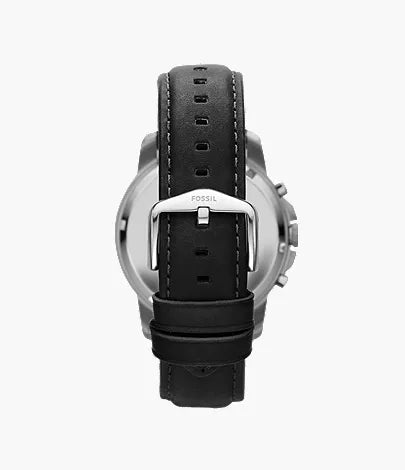 Grant 44mm Chronograph Black Leather Watch