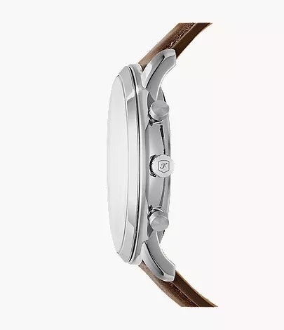 Neutra 44mm Chronograph Brown Leather Watch