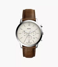 Neutra 44mm Chronograph Brown Leather Watch
