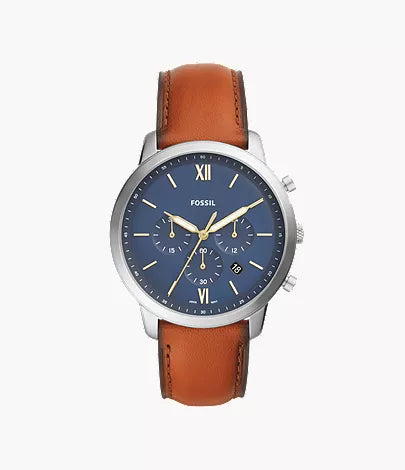 Neutra 44mm Chronograph Brown Leather Watch E3
