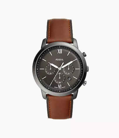 Neutra 44mm Chronograph Brown Leather Watch E3