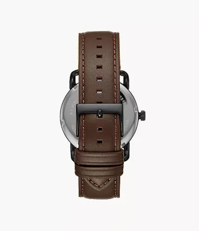Copeland 42mm Three-Hand Brown Leather Watch