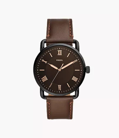 Copeland 42mm Three-Hand Luggage Leather Watch C2