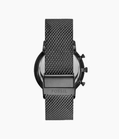 Neutra 44mm Chronograph Smoke Stainless Steel Mesh Watch