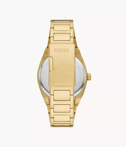 Everett 42mm Three-Hand Date Gold-Tone Stainless Steel Watch