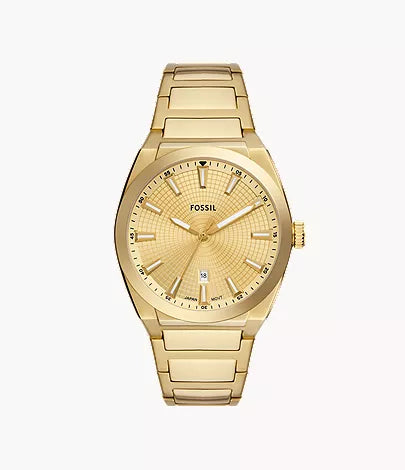 Everett 42mm Three-Hand Date Stainless Steel Watch M0