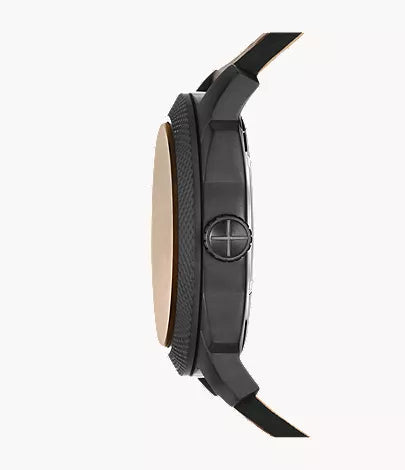Machine 49mm Three-Hand Date Dark Brown LiteHide™ Leather Watch