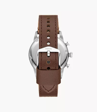 Sport Tourer 42mm Chronograph Brown Leather Watch