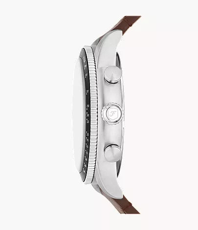 Sport Tourer 42mm Chronograph Brown Leather Watch