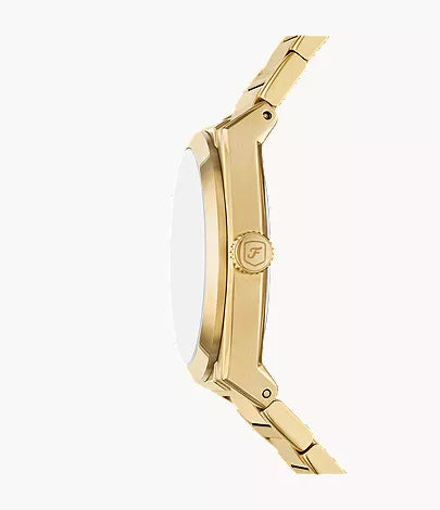 Everett 42mm Three-Hand Date Gold-Tone Stainless Steel Watch