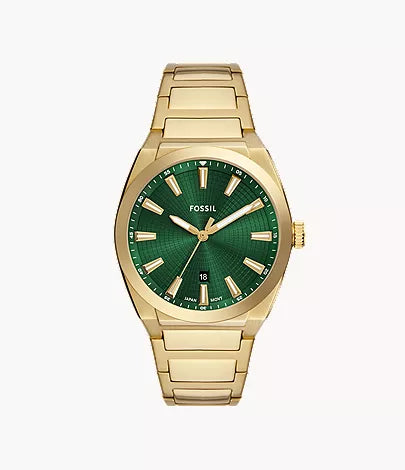 Everett 42mm Three-Hand Date Stainless Steel Watch M0