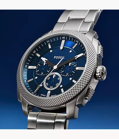 Machine 44mm Chronograph Stainless Steel Watch