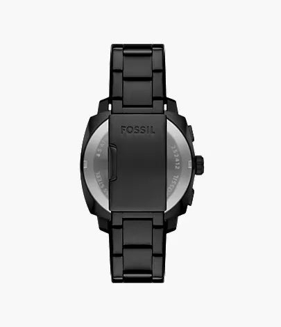 Machine 44mm Chronograph Black Stainless Steel Watch