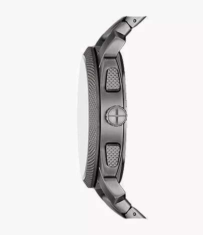Machine 44mm Chronograph Smoke Stainless Steel Watch