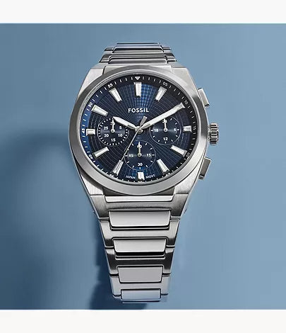 Everett 44mm Chronograph Stainless Steel Watch