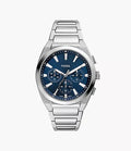 Everett 44mm Chronograph Stainless Steel Watch