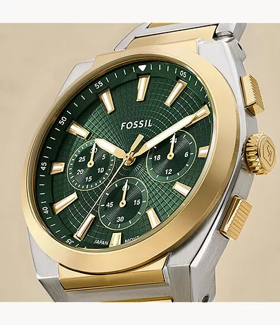 Everett 44mm Chronograph Two-Tone Stainless Steel Watch