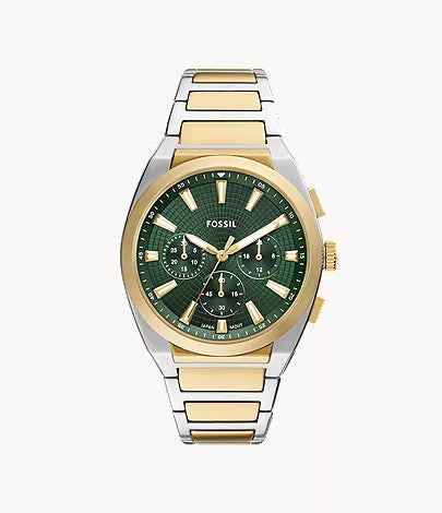 Everett 44mm Chronograph Stainless Steel Watch X8