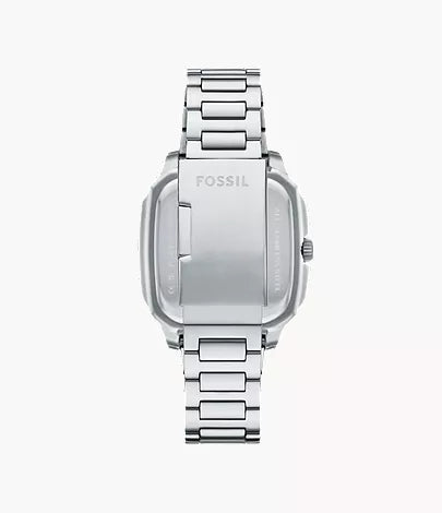 Crosby 42mm Three-Hand Date Stainless Steel Watch
