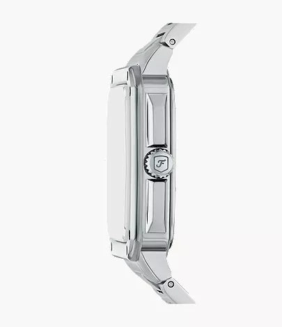 Crosby 42mm Three-Hand Date Stainless Steel Watch
