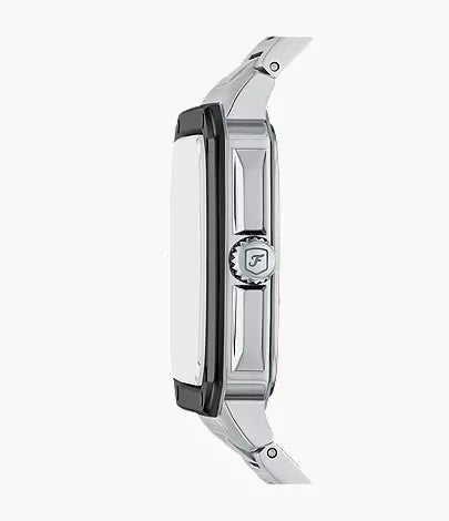 Crosby 42mm Three-Hand Date Stainless Steel Watch