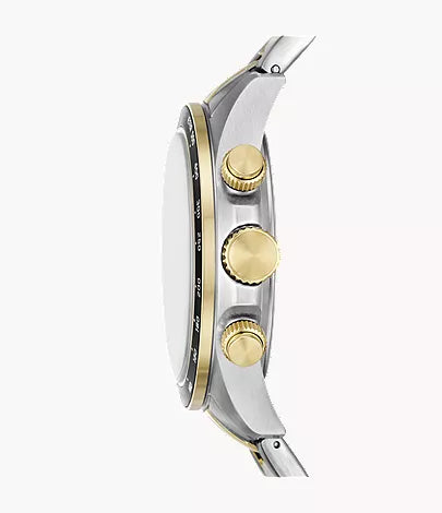 Autocross 42mm Multifunction Two-Tone Stainless Steel Watch