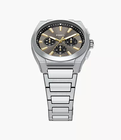 Everett 44mm Chronograph Stainless Steel Watch