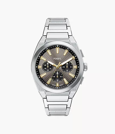 Everett 44mm Chronograph Stainless Steel Watch X8