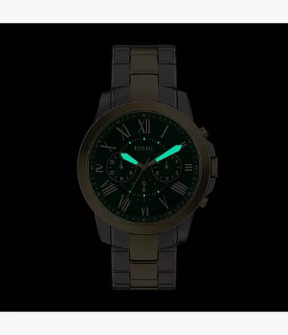 Grant 44mm Chronograph Two-Tone Stainless Steel Watch