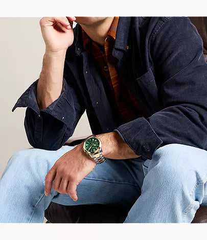 Grant 44mm Chronograph Two-Tone Stainless Steel Watch