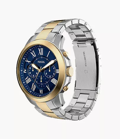Grant 44mm Chronograph Two-Tone Stainless Steel Watch