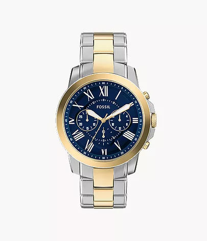 Grant 44mm Chronograph Stainless Steel Watch O3