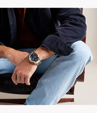 Grant 44mm Chronograph Two-Tone Stainless Steel Watch