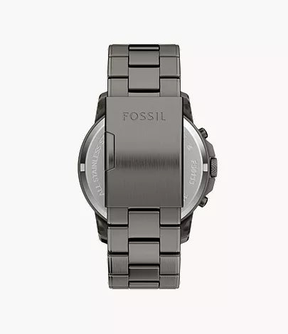 Grant 44mm Chronograph Gunmetal Stainless Steel Watch