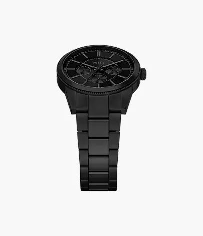 Pearson 42mm Multifunction Black Stainless Steel Watch