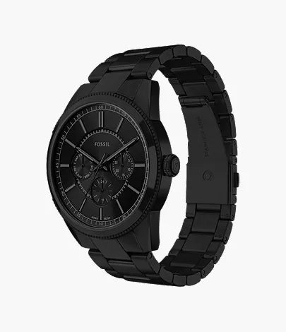 Pearson 42mm Multifunction Black Stainless Steel Watch