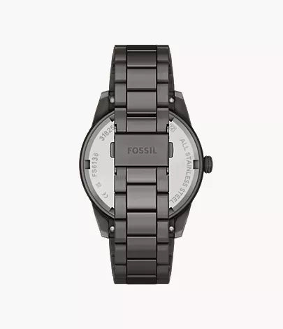 Pearson 42mm Multifunction Gunmetal Stainless Steel Watch