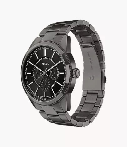 Pearson 42mm Multifunction Gunmetal Stainless Steel Watch