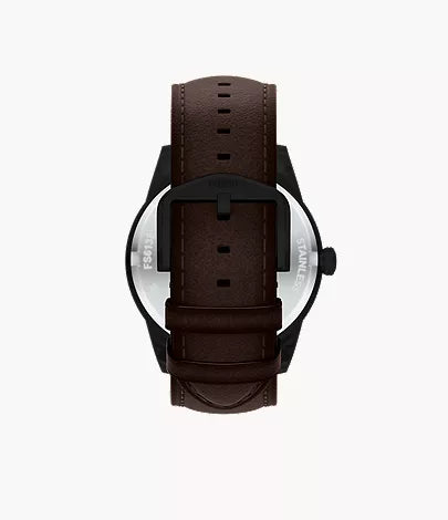 Pearson 42mm Multifunction Brown Leather Watch