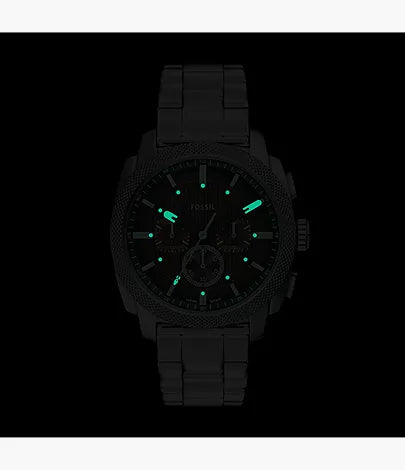 Machine 44mm Chronograph Stainless Steel Watch
