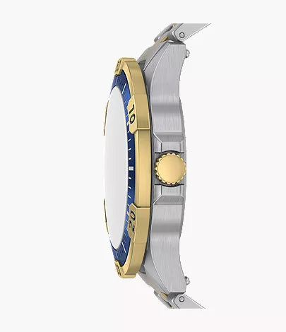 Garrett 44mm Multifunction Two-Tone Stainless Steel Watch
