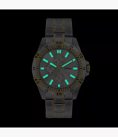 Garrett 44mm Multifunction Two-Tone Stainless Steel Watch