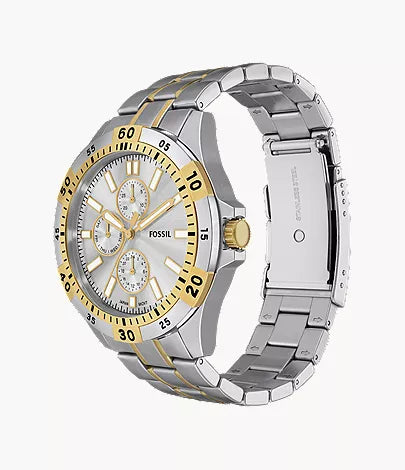 Garrett 44mm Multifunction Two-Tone Stainless Steel Watch