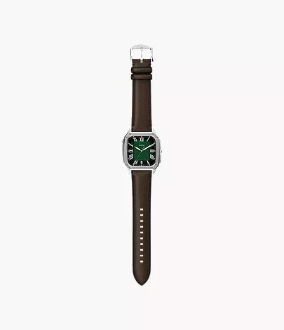 Crosby 42mm Three-Hand Brown Leather Watch